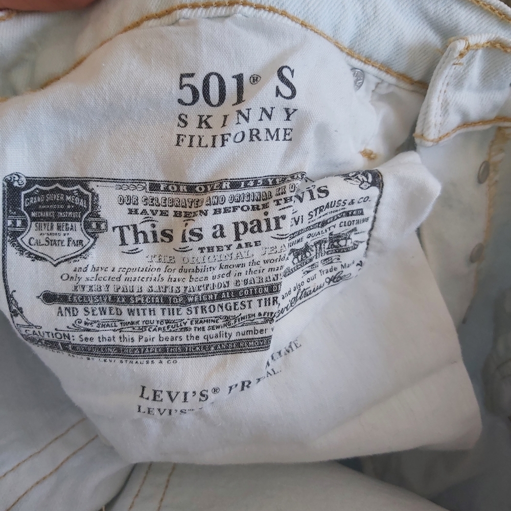 Levis 501 skinny - Picture 3 of 4